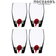 Luminarc Drip Red E5230 набор высоких стаканов 350 мл 4 шт