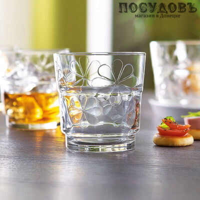 Luminarc Funny Flowers J1136 набор низких стаканов 250 мл 6 шт