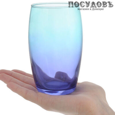 Luminarc Duos Turquoise Blue H8354 высокий стакан 360 мл 1 шт