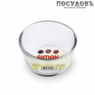 Жаропрочная форма Simax Classic 6866 Ø100×55 мм 200 мл (Чехия)