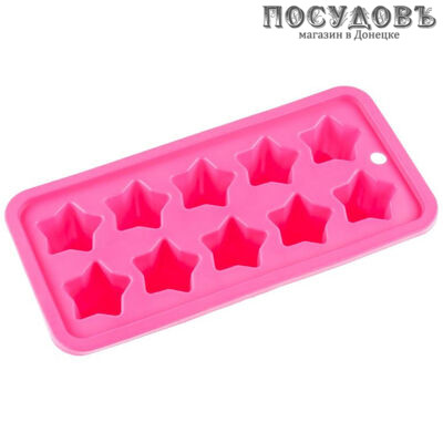 Силиконовая форма KING Hoff KH-4640 10 ячеек "звездочки" 21×10,5×2 см