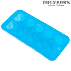 Силиконовая форма KING Hoff KH-4641 10 ячеек "сердечки" 22,5×11×3,7