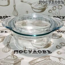 Кастрюля жаропрочная Simax Classic 6666/6676 1,5+0,3 л (Чехия) 2 пр.
