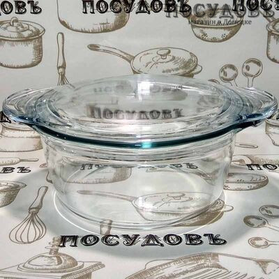 Кастрюля жаропрочная Simax Classic 6686/6696 1,75+0,4 л (Чехия) 2 пр.