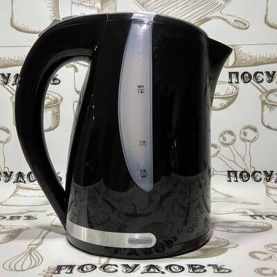 Centek CT-0040 Black электрочайник 2 200 Вт, 1 800 мл, корпус: пластик, гарантия 1 год