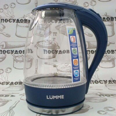Электрочайник Lumme LU-216 синий сапфир 2200 Вт 2,0 л