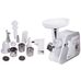 Электромясорубка Saturn ST-FP0095 White 1600 Вт, 3 решетки, 3 шинковки, насадка для сока Электромясорубка Saturn ST-FP0095 White 1600 Вт, 3 решетки, 3 шинковки, насадка для сока