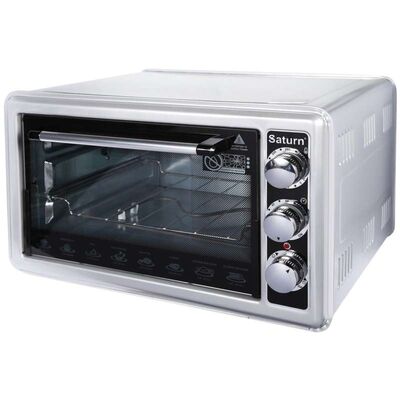 Электропечь Saturn ST-EC1076 серая 36 л 1200 Вт