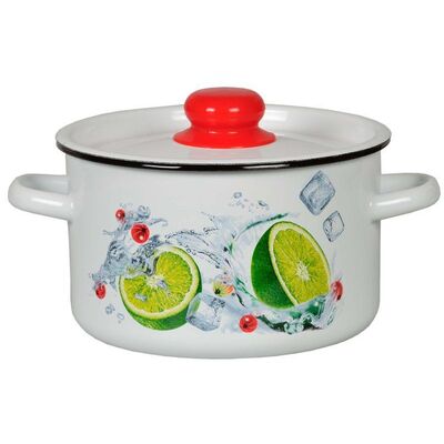 Эмалированная кастрюля СтальЭмаль 1с16с/1 "Мохито" 2,9 л