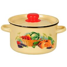 Эмалированная кастрюля СтальЭмаль 1с17с/1 "Урожай" 3,9 л
