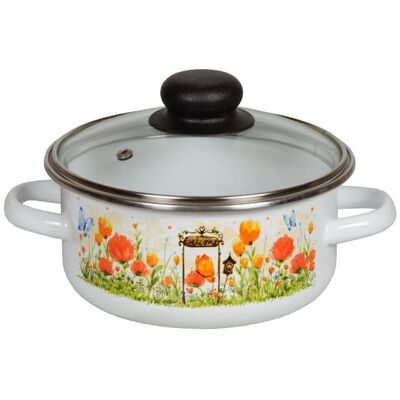 Кастрюля эмалированная 1,5 л Голландская 1RB161S