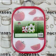 KING Hoff KH-2145 пласт. разд. доска с ручкой 239×310×20 мм