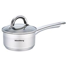 Klausberg KB-7131 ковш из нержавеющей стали 0,5 л Ø12×6,5 см с крышкой