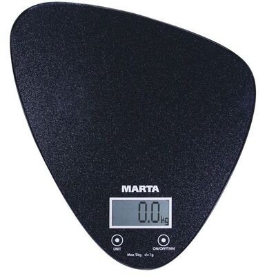 Кухонные весы Marta MT-1632 Black 5 кг