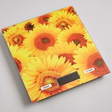 Кухонные весы-платформа Delta KCE-55 "Подсолнухи" 5 кг