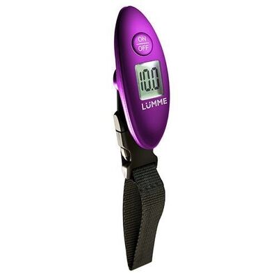 Lumme LU-1326 violet электронные весы безмен до 40 кг, точность 100 г