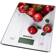 Marta MT-1634 яблоневый сад кухонные весы платформа до 5 кг, точность 1 г