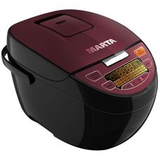 Мультиварка Marta MT-1984 black/red 5 л 860 Вт 60 программ (22 автоматических) немецкая керамика