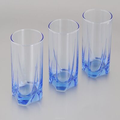 Pasabahce Light Blue 42358 высокий стакан 390 мл 3 шт