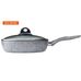Scovo Stone Pan ST-021 алюминиевый сотейник с крышкой 24 см мраморное покрытие
