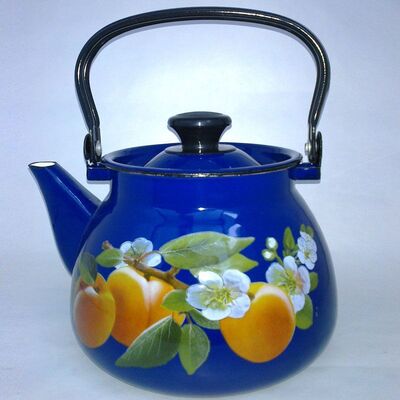 Стальной эмалированный чайник КМК 42115-123/6 3,5 л