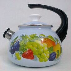 Стальной эмалированный чайник КМК 43615-103/6 2 л