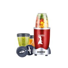 Стационарный блендер Centek CT-1324 800 Вт, алюминиевый корпус, 2 ножа, 3 стакана