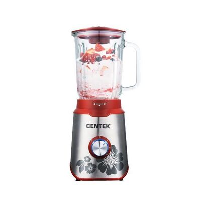 Стационарный блендер Centek CT-1327 1000 Вт, 3 скорости, стеклянный стакан 1,5 л