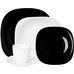 Столовый сервиз Luminarc Carine Black and White D2382 30 предметов