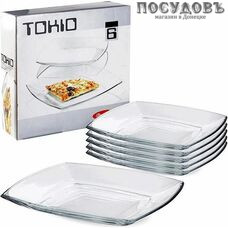 Pasabahce Tokio/Токио 54087 тарелка обеденная   260*260 мм в упаковке 6 шт.
