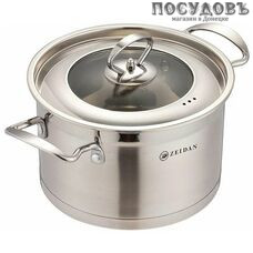 ZEIDAN Silver Z501052 кастрюля с крышкой 3,2 л, Ø200 мм, сталь нержавеющая, капсульное дно