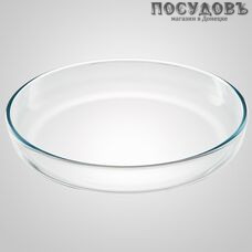 Забава РК-0020 круглая форма для запекания, стекло термостойкое, Ø260×45 мм