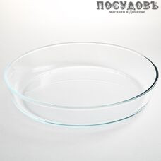 Забава РК-0018 круглая форма для запекания, стекло жаропрочное, Ø320×57 мм, 3000 мл Забава РК-0018 круглая форма для запекания, стекло жаропрочное, Ø320×57 мм, 3000 мл
