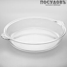 Забава РК-0043 круглая форма для запекания, стекло жаропрочное, 298×263×53 мм, 2000 мл Забава РК-0043 круглая форма для запекания, стекло жаропрочное, 298×263×53 мм, 2000 мл