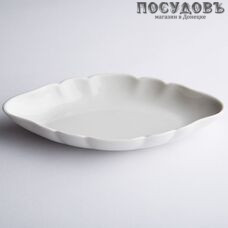 Добрушский фарфор Белье 1С0108Ф34 шпротница, фарфор, цвет белый, 170 мм, Беларусь 1 шт.