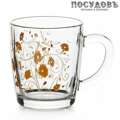 Pasabahce Orange Serenade 55531SLBD16 кружка, 340 мл, стекло термостойкое 1 шт.