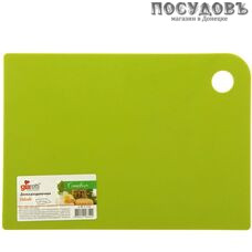 Giaretti Delicato GR1881ОЛ доска разделочная, материал полипропилен 350×250 мм, цвет оливковый
