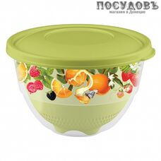 Phibo 431294306 дуршлаг с миской и крышкой, 241×227×143 мм, 3300 мл, полипропилен, 3 пр.
