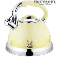 ZEIDAN Z-4220-02 чайник со свистком, 3,0 л, сталь нержавеющая, капсульное дно