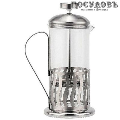 MercuryHaus MC-6500 френч-пресс, стекло термостойкое, сталь нержавеющая, 350 мл