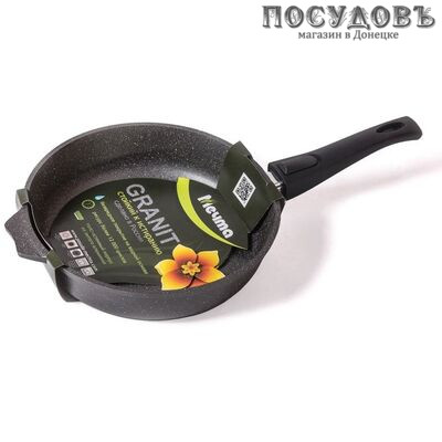 Мечта Гранит 030701 сковорода Ø300 мм, алюминий литой, гранитное покрытие Greblon 4-слоя, съемная ручка