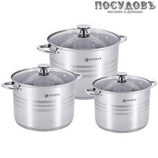 ZEIDAN Z-50655 набор кастрюль, сталь нержавеющая, 6 пр.