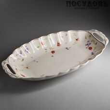 Beatrix Флориана МН055Z блюдо, фарфор, 420×220×60 мм, в упаковке 1 шт.