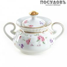 Beatrix Флориана МР071E сахарница с крышкой, 450 мл, фарфор, цветная коробка 2 пр.