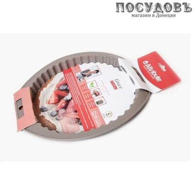Attribute "Grase" ABS302, круглая форма для выпечки, силикон, Ø270×30 мм, в упаковке 1 шт