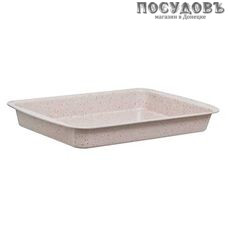 Attribute "Stone" AFF063, прямоугольная форма для выпечки, сталь угреродистая, мраморное антипригарное покрытие, 270×180×38 мм 1 шт