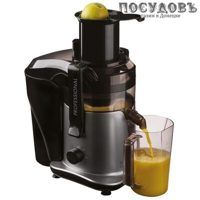 Scarlett SC-JE50S45 cоковыжималка электрическая, 1700 Вт, стакан 800 мл, под мякоть 3000 мл, серебристый