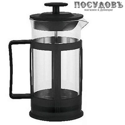 MercuryHaus MC-6525 френч-пресс, стекло термостойкое, пластиковый корпус, 600 мл