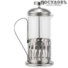 MercuryHaus MC-6502 френч-пресс, стекло термостойкое, сталь нержавеющая, 800 мл