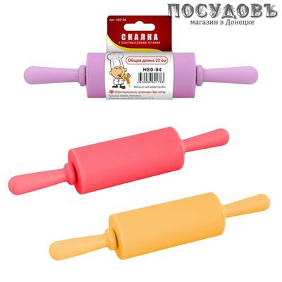 Мультидом H80-94, скалка вращающаяся, силикон, пластмасса, микс